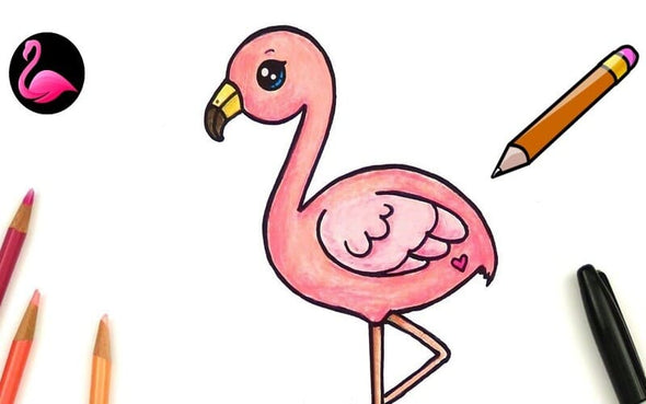 Comment dessiner un flamant rose ?