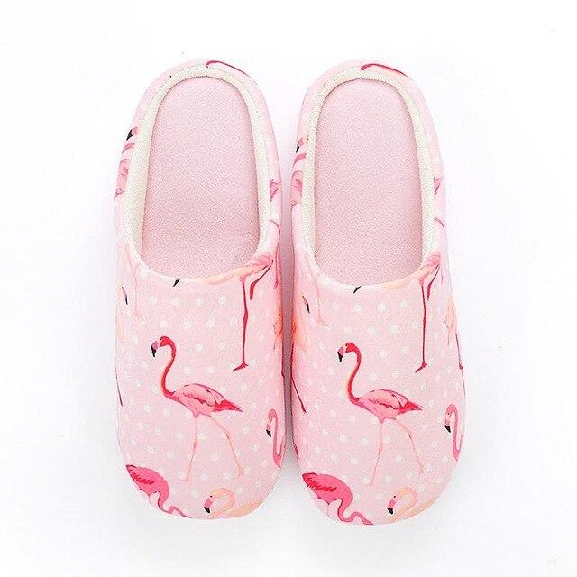 Chaussons Flamant Rose  Rose