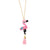 collier fantaisie flamant rose