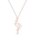 Collier Flamant Rose <br> Art Doré