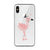 Coque iPhone Flamant Rose <br> Mignon