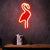 Lampe Flamant Rose <br> Murale