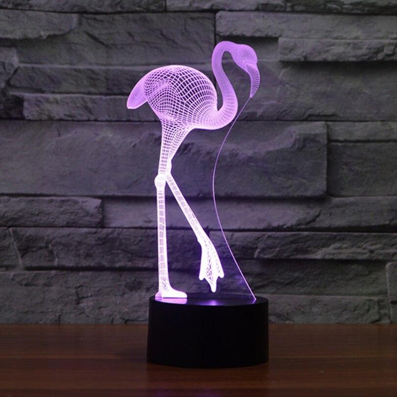 Lampe Flamant Rose  3D
