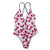 Maillot De Bain Flamant Rose <br> Fleurs