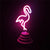 Lampe Flamant Rose <br> Néon Rose