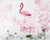 Papier Peint Flamant Rose <br> Paradise