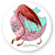 sticker de flamant rose