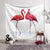 Tapisserie Flamant Rose <br> Lagune