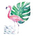 Tatouage Flamant Rose <br> Tropiques