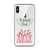 Coque iPhone Flamant Rose <br> Tropical Love