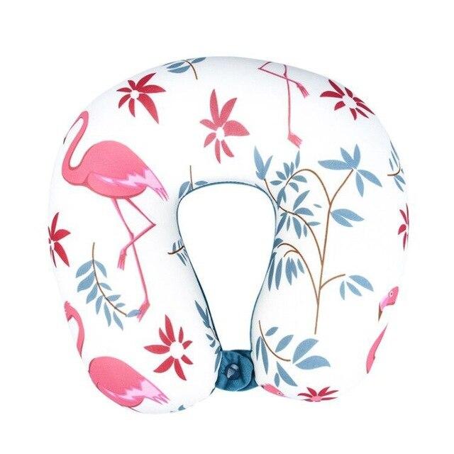 Coussin Flamant Rose  Voyage