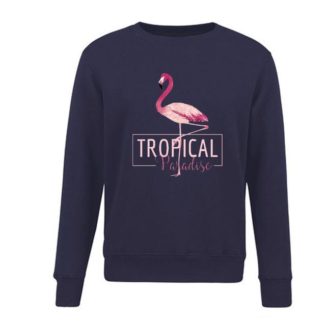 Pull Flamant Rose Bleu Nuit