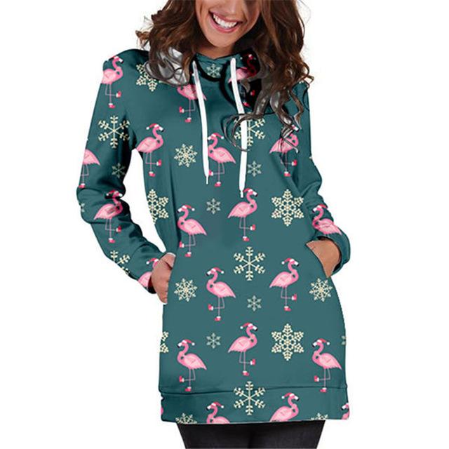 Robe flamant rose discount fille