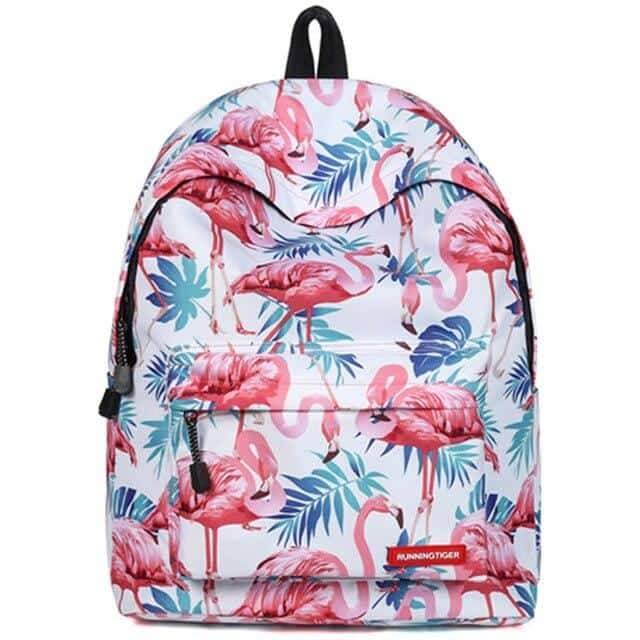 Sac a dos online flamant rose